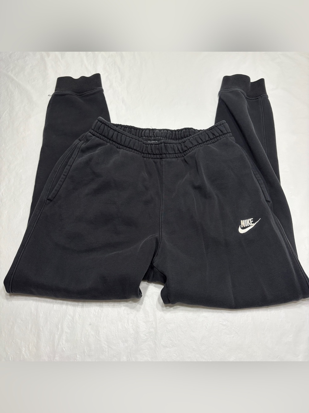 Nike Black Drawstring Joggers Sweatpants Men’s Small